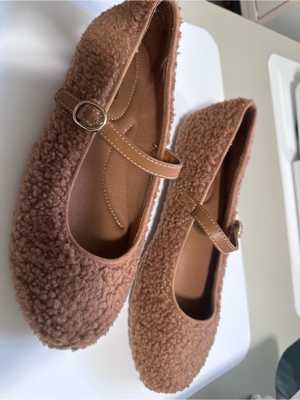 Portland Boot Company Sherpa Mary Jane Flats